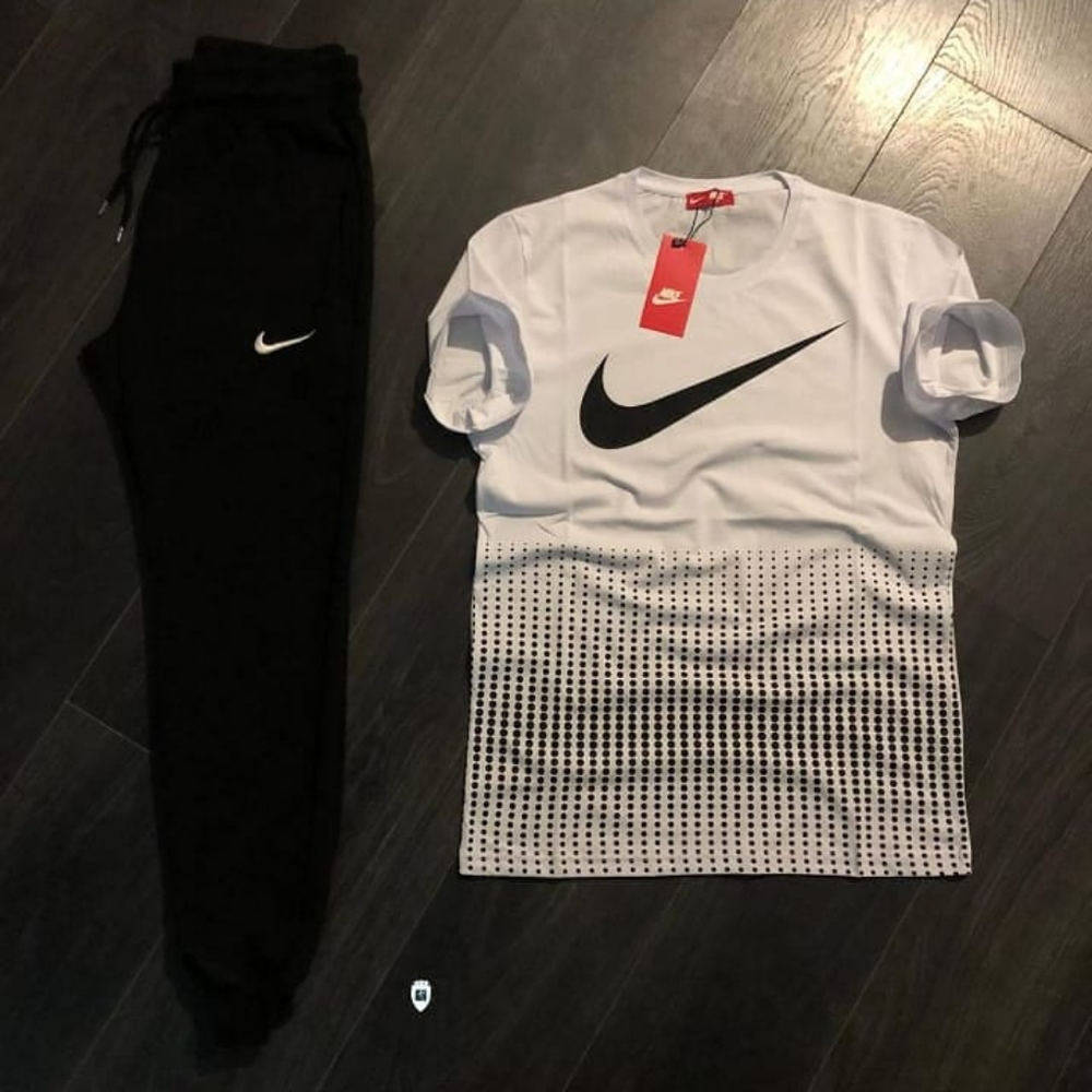 Nike t-shirt and sweatpants